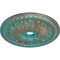 Ekena Millwork Tomango Egg & Dart Medallion (Canopies up to 6 3/4"), 27 7/8"OD x 3 7/8"ID x 2 1/2"P, Copper Green CM27TOCGS - alternate 3